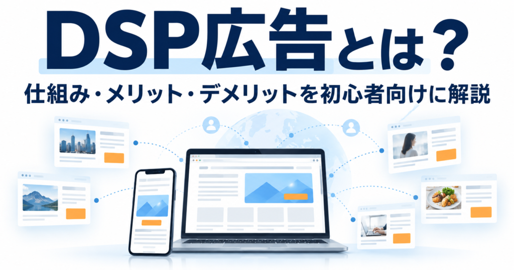 DSP広告とは？仕組み・メリット・デメリットを初心者向けに解説