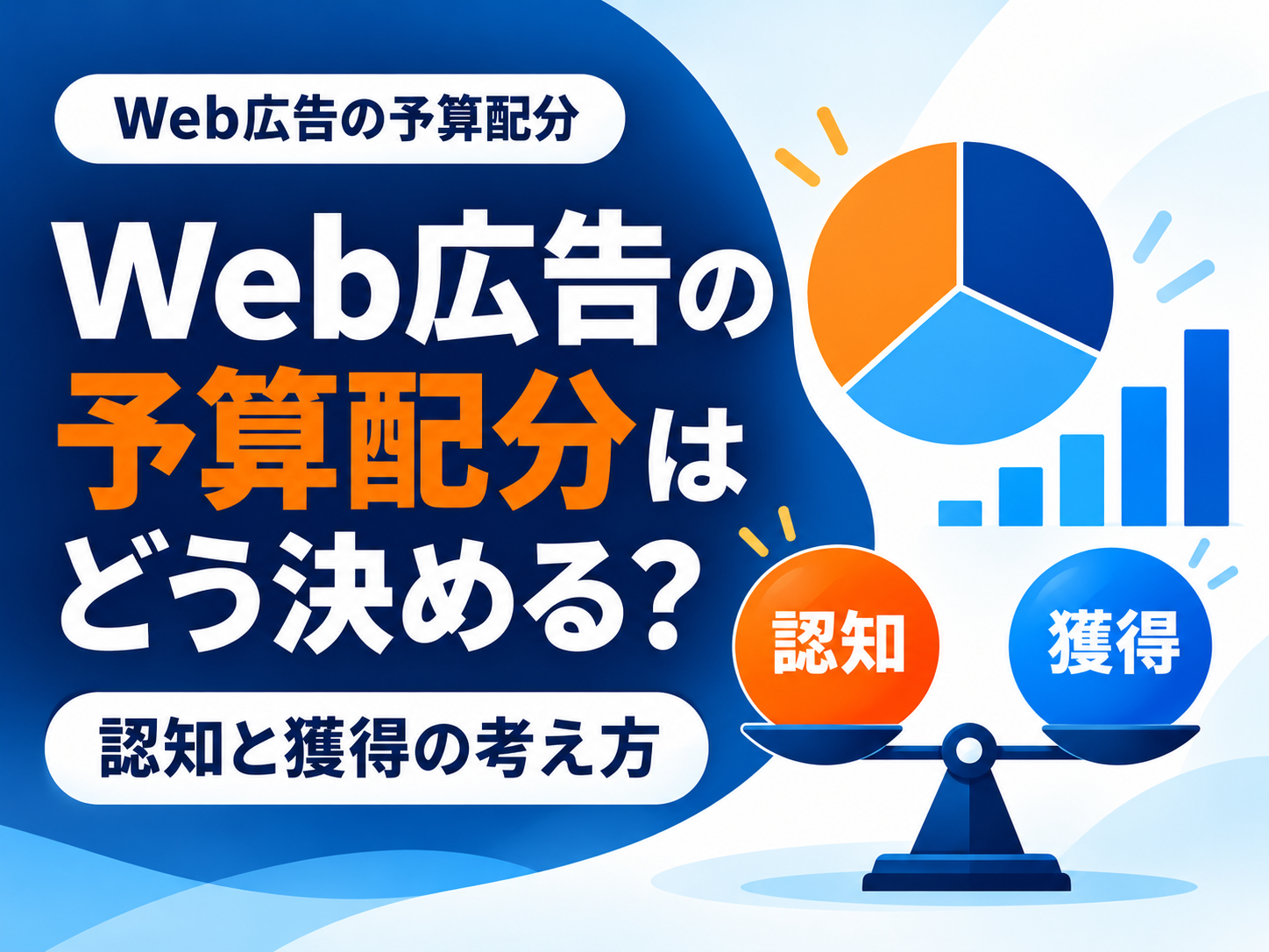 Web広告の予算配分はどう決める？認知と獲得の考え方